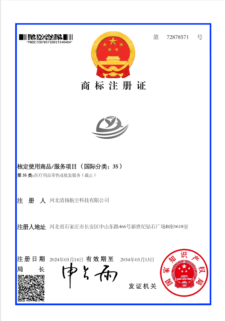 核定使用商品/服务项目资质